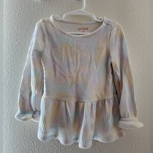 3T multicolored long sleeved top